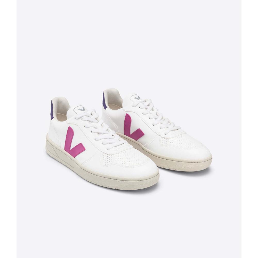 Veja V-10 CWL Schoenen Dames White/Purple | BE 580TCE